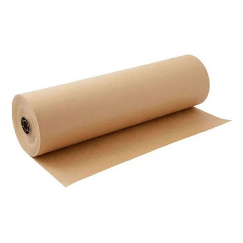 Papel Semi Kraft 40cm X 200m Bobina 7kg Rolo Embalagem
