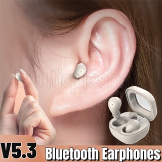 Mini Fones De Ouvido Invisíveis-Bluetooth SK19 Esportivos 5.3 Intra-Auriculares Sem Fio Es...