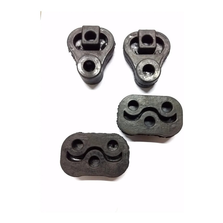 Borracha / Coxim Escapamento Gm Onix Prisma Kit C/ 4 Pç