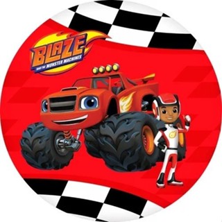 Painel Carro Blaze Redondo 50x50 tecido sublimado com elastico LEIA A DESCRIÇÃO em Oferta na Shopee