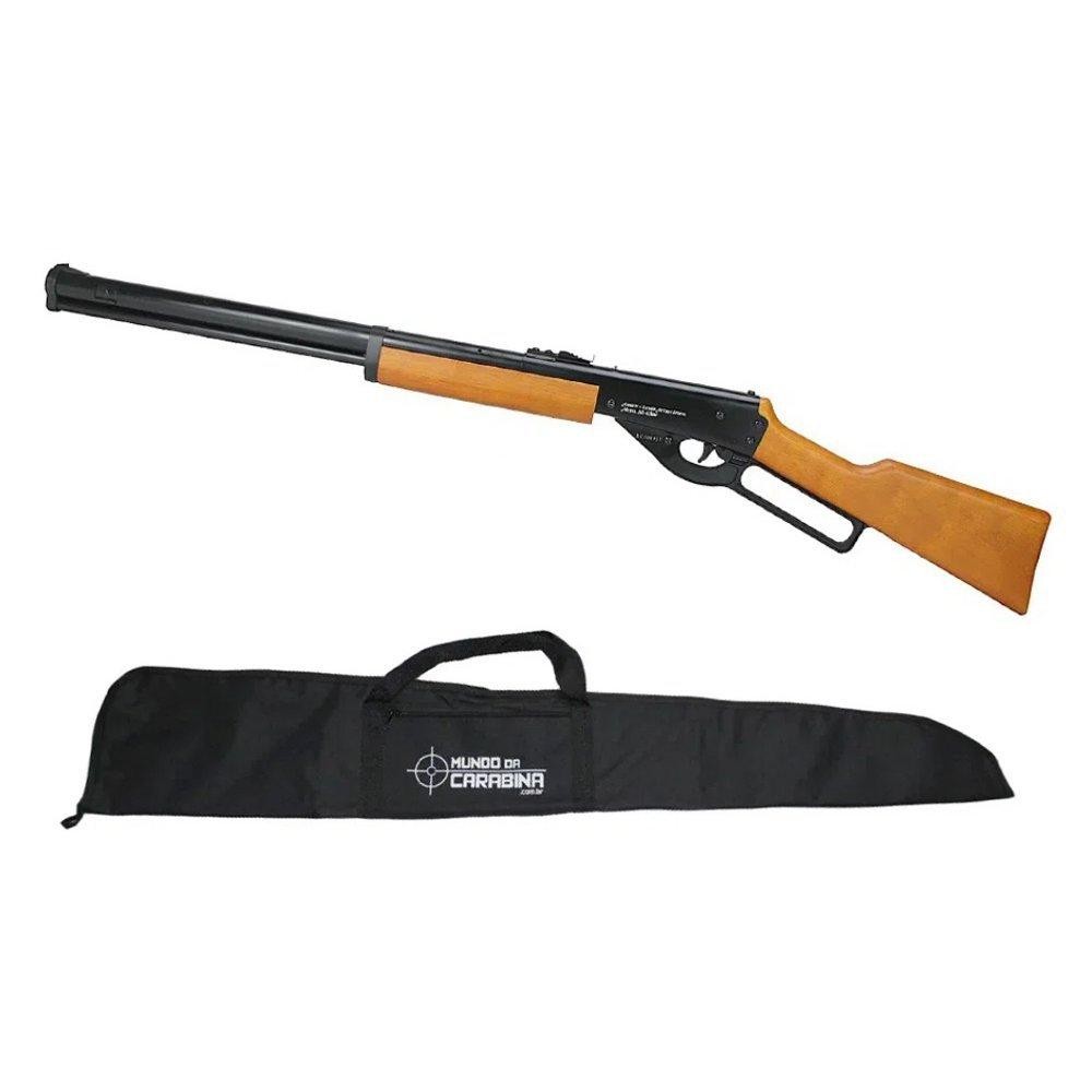 Carabina Spring Cowboy Lever Action Madeira 4,5+Capa em Oferta na Shopee