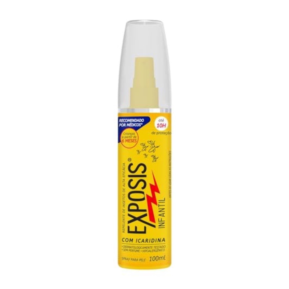 Repelente Exposis Infantil Icaridina Spray 100Ml -