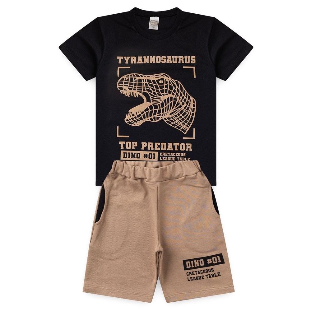 Conjunto Infantil Tyrannosaurus Preto em Oferta na Shopee