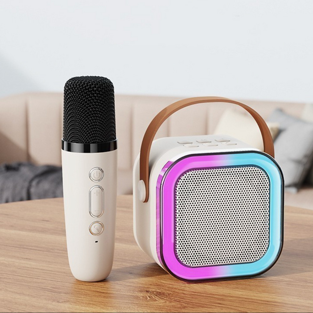K12 Caixa de som Microfone s/Fio Bluetooth Karaokê portátil KTV ORIGINAL