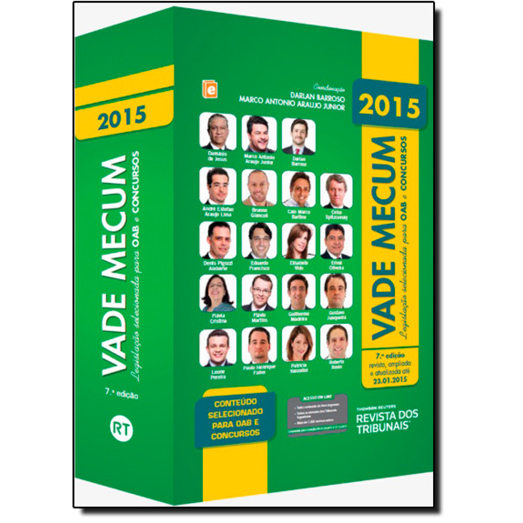 Vade Mecum: Legislação Selecionada Para Oab e Concursos - 2015