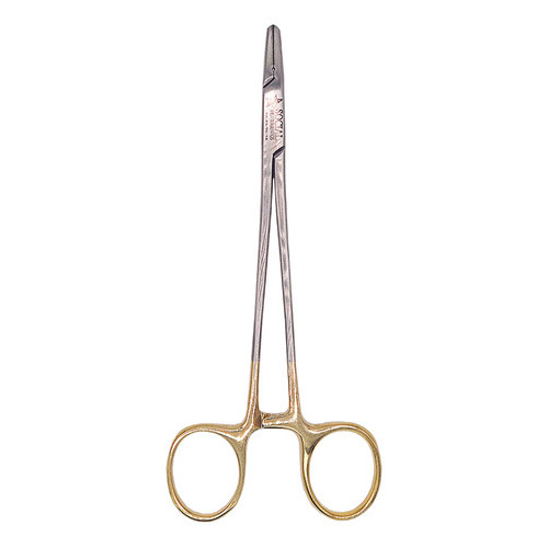 Porta Agulha Fio De Aço Com Vídea 16cm / Social Instrumentos