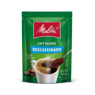 Café Solúvel Descafeinado Sachet 40g Melitta em Oferta na Shopee