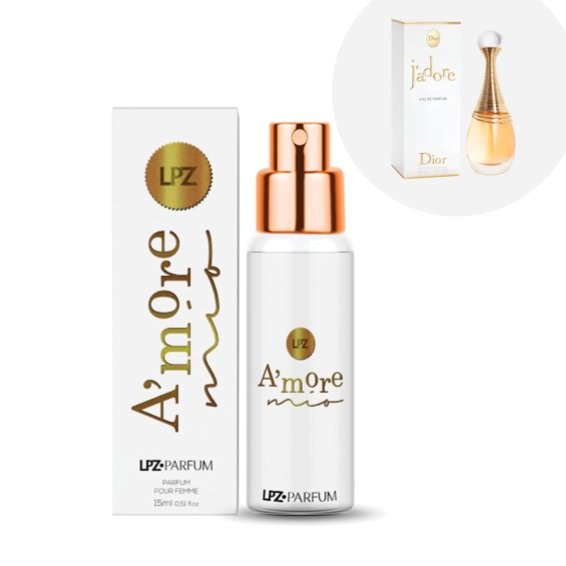 Perfume Feminino Amore Mio LPZ PARFUM - 15ml em Oferta na Shopee