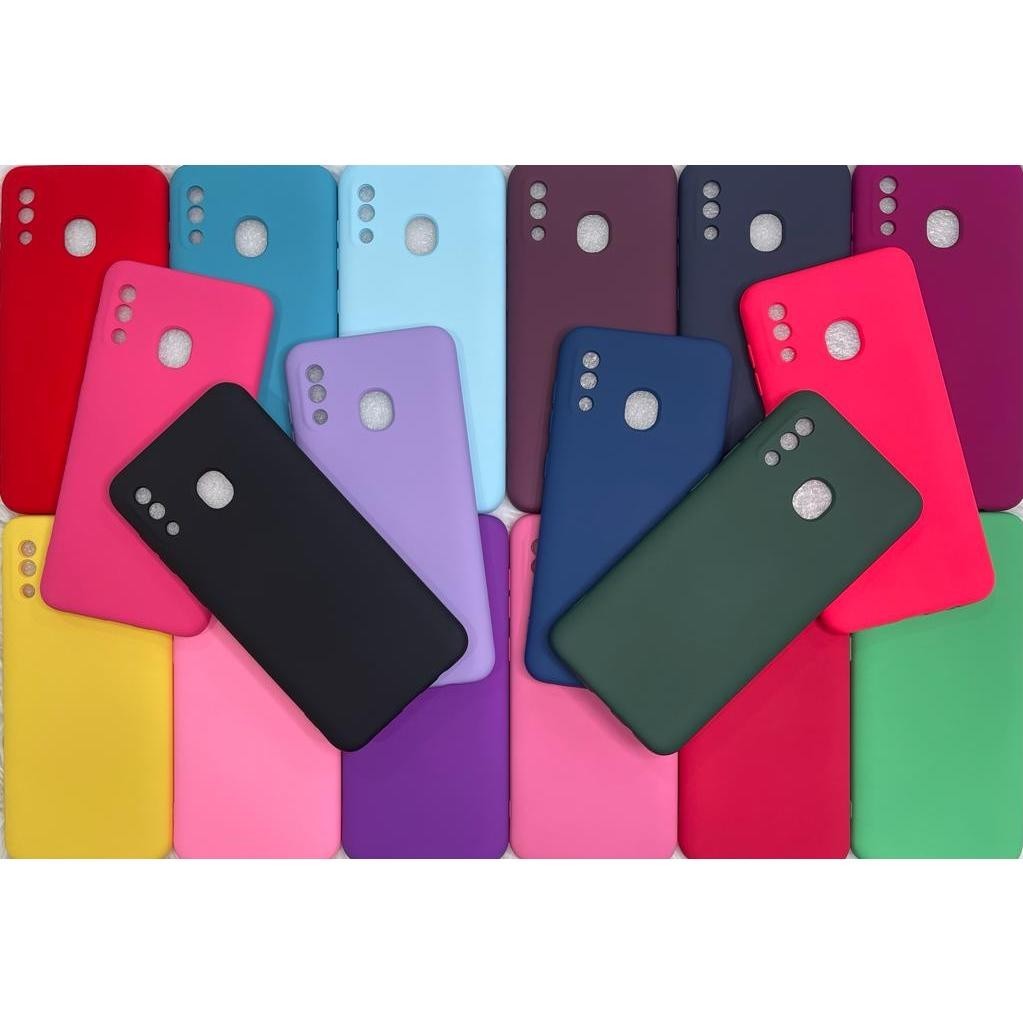 Kit - Capa Capinha Case + Película - Samsung Galaxy A20/A30 Silicone Aveludado Proteção de Câmera Premium em Oferta na Shopee