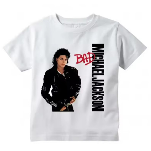 Camiseta Camisa Blusa Algodão Unissex Michael Jackson Graphic Printed Tshirt Harajuku Rock Fashion Casual !!