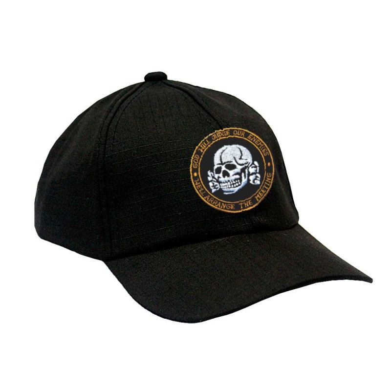 Boné Militar Rip Stop com Patch Aplicado Judge Our Enemies | Preto