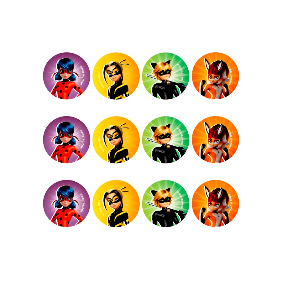 Aplique Imp em EVA - Lady Bug - 12 unidades - Piffer - Rizzo - Home & Living
