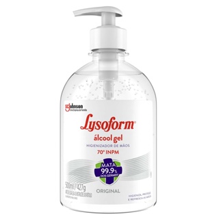 Álcool Gel Lysoform 70º INPM Original 500ml em Oferta na Shopee