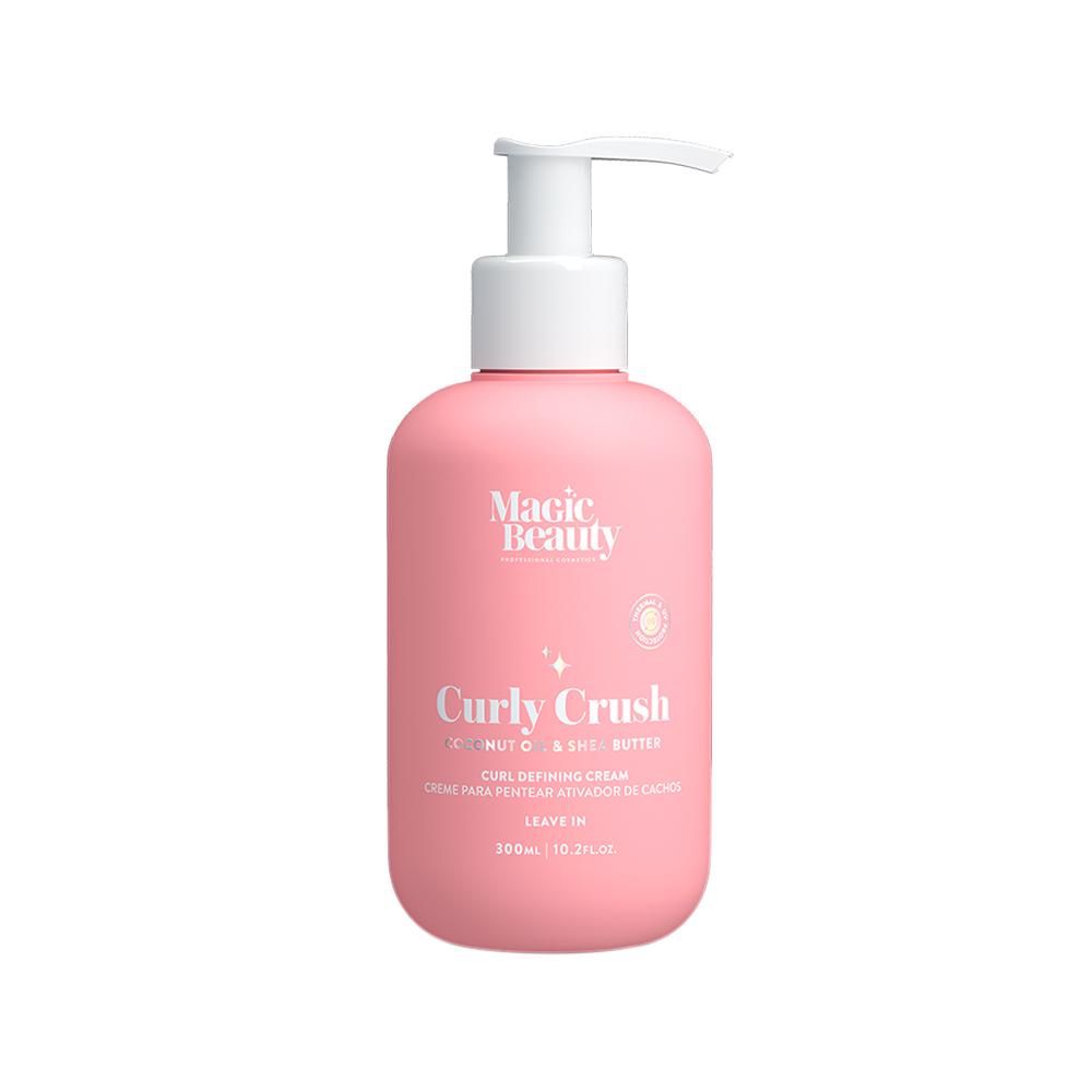Magic Beauty Curly Crush Creme para Pentear e Ativador de Cachos 300ml - Beauty