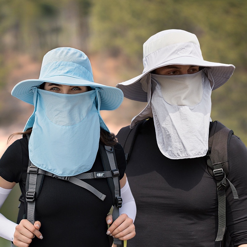 Chapéu De Sol De Secagem Rápida Para Esportes Ao Ar Livre De Verão Masculino E Feminino Respirável Rosto