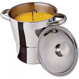 Cuscuzeira Inox Nordestina 16 Cm
