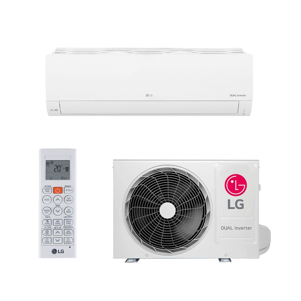 Ar Condicionado Split Hi Wall LG Dual Inverter Compact 12.000 Btus Frio 220v R-32