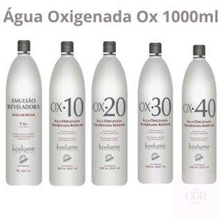 Água Oxigenada Emulsão Reveladora Kostume 1L Escolha