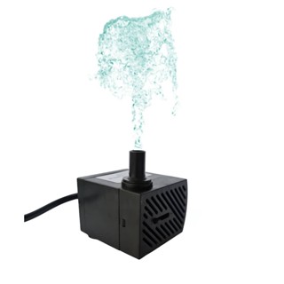 Bomba Bombinha Submersa Fonte Aquário 350L/h eleva até 60cm sump