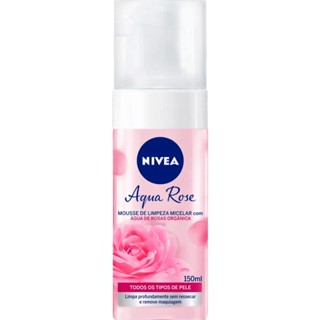 Mousse De Limpeza Nivea Agua Rose 150Ml