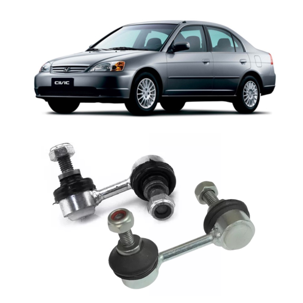 Par Bieletas Traseira Lado Direito Lado Esquerdo Honda Civic 2001/2006