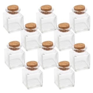 Kit 10 Porta Condimentos Tempero Vidro Rolha Cortiça 60ml em Oferta na Shopee