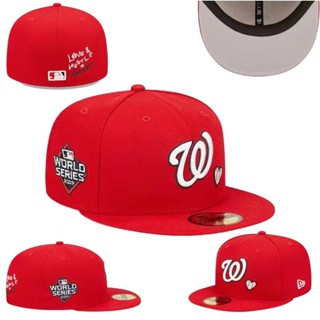 Chapéu Trendy Totalmente Fechado Boné Nacional De Baseball De Washington Não Ajustável Homens Mulheres De Tamanho Reverso