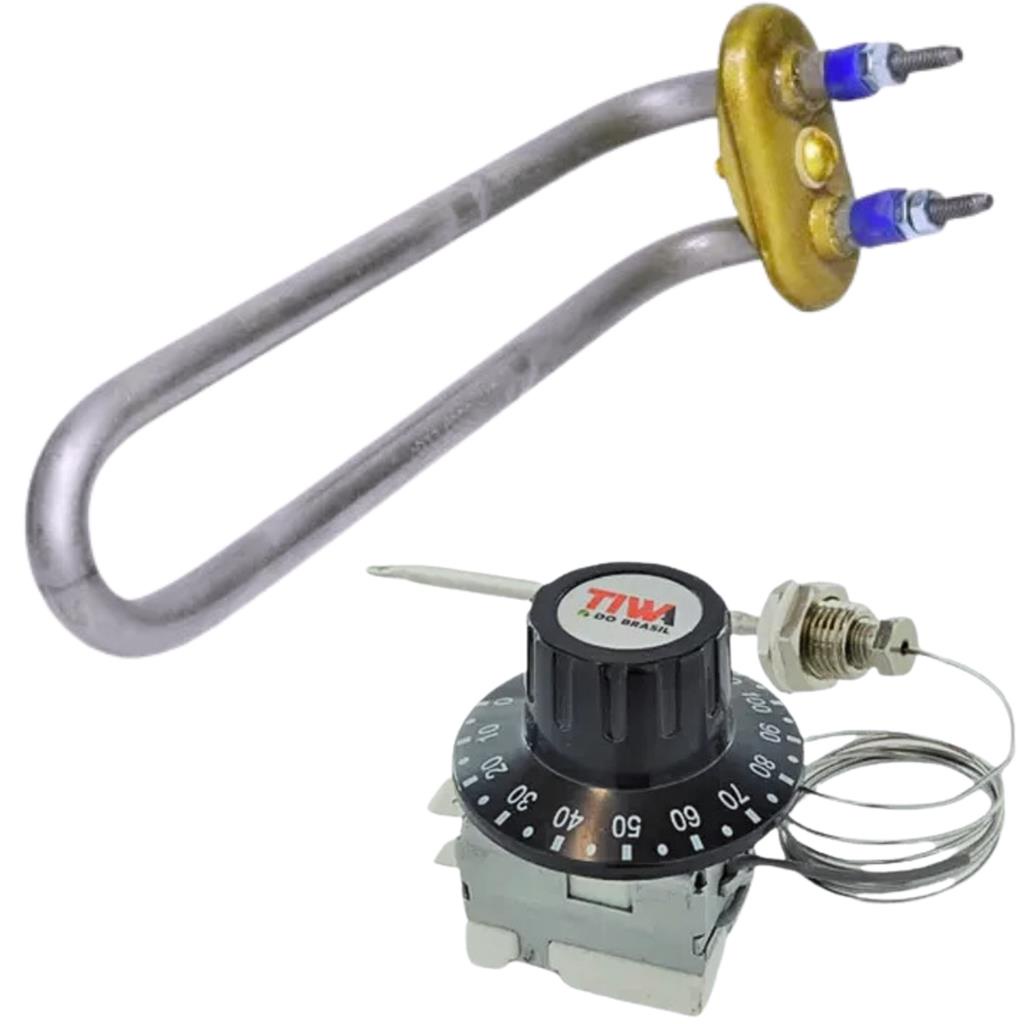 Kit Resistencia Eletrica Cafeteira 900w 110v + Termostato