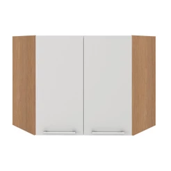 Armário Aéreo Ditália Aspen Canto Carv/Branco CD-214