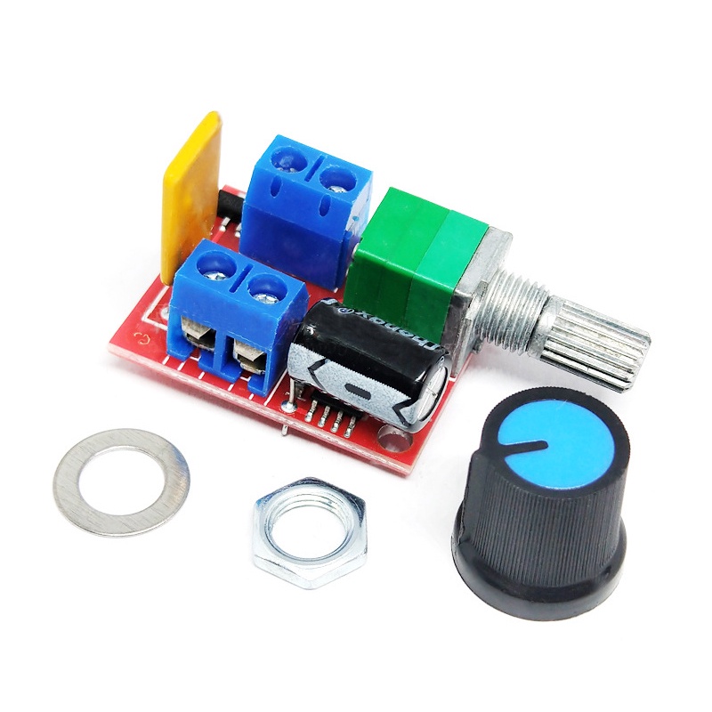 Interruptor De Controle De Velocidade 3V-35V LED dimmer Mini 5A PWM Max 90W DC Módulo Do motor
