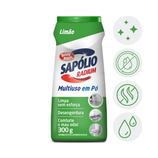 Limpador Limao Saponaceo Po Sapólio Radium Bombril 300G