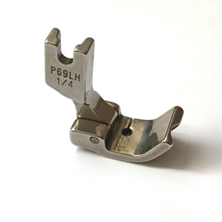 Calcador Pregar Vivo Cordão p/ Máquina Reta Industrial Lado Esquerdo P-69LH 1/4