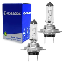 Par Lâmpada Amarela Halógena Hiodo H7 12V 55W PX26D Gauss