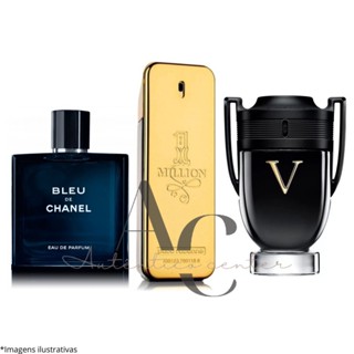 Kit 3 Perfumes Masculinos exclusivo Melhor Qualidade Importados Envio Rapido
