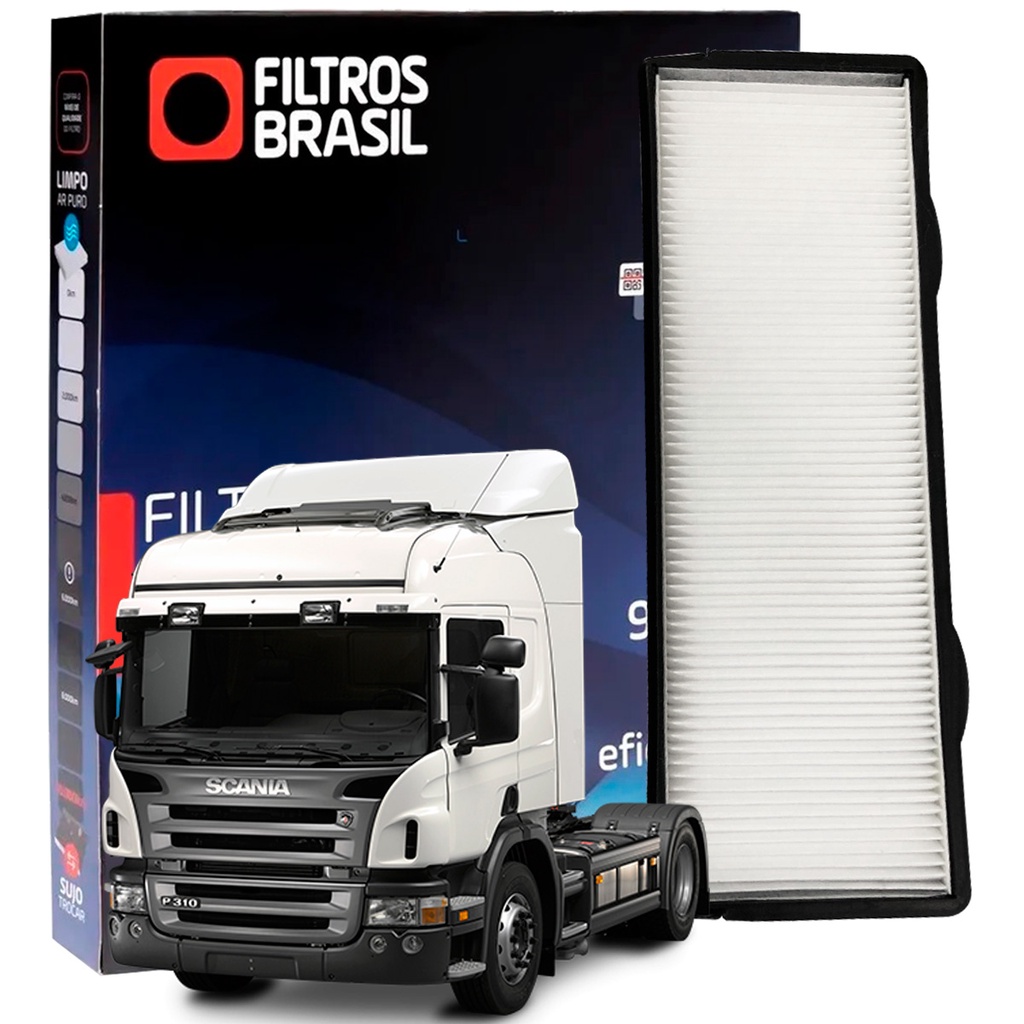 Filtro Cabine Scanie SERIE P  P310 DC9-11 Diesel 2006 a 2022