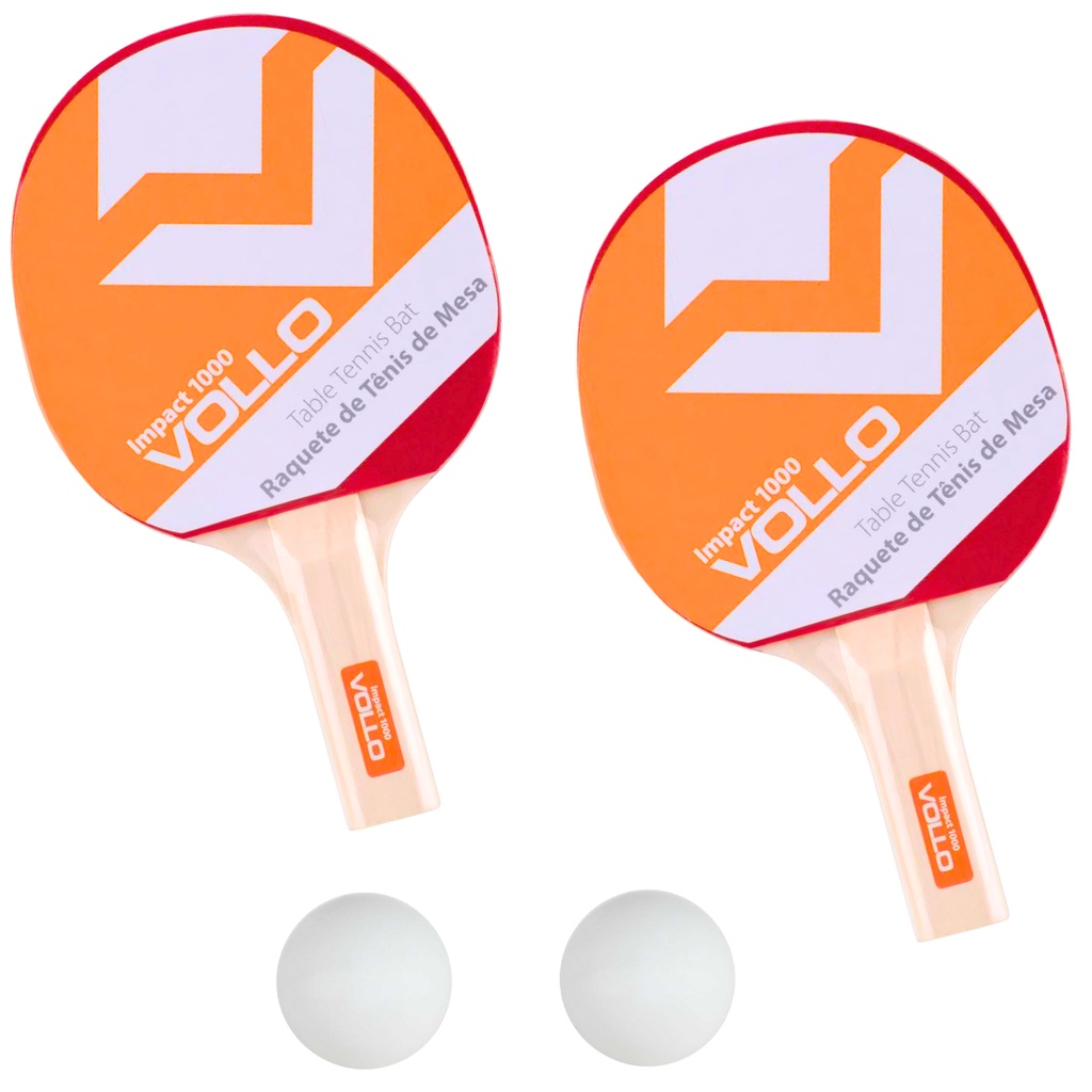Kit 2 Raquete Ping Pong Tenis De Mesa Profissional + 2 Bolas