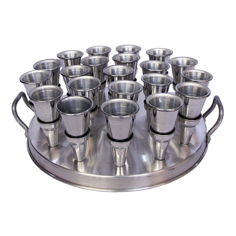 Forma Para Pizza Cone 8cm Aluminio 21 Cavidades para Pizzas Gastrobel