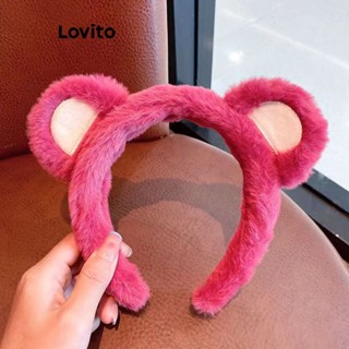 Lovito Fofo Tiara Feminina Básica de Desenho LFA02002 (Rosa Choque/Vermelho/Verde)