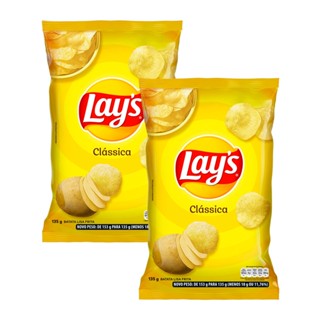 Kit 2 Batata Lays Clássica 135g