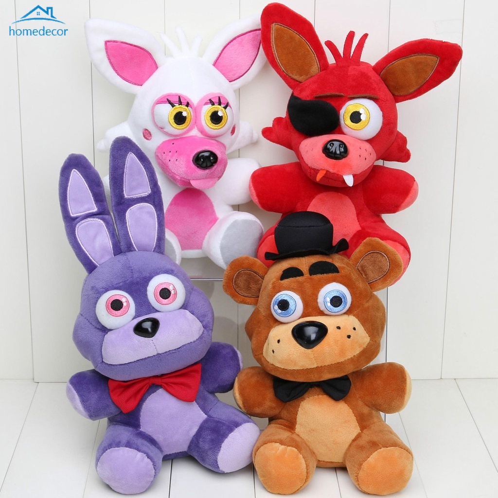 HOMEDECOR 18cm Ursinho De Pelúcia 18cm Five Nights at Freddy's Brinquedo De Halloween Dourado Bonnie Macio Para Crianças em Oferta na Shopee