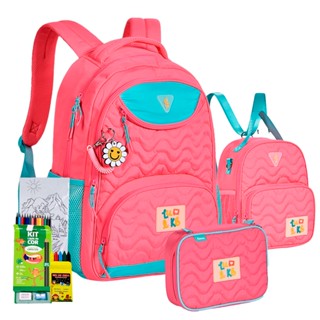 Kit Mochila Estojo Lancheira Luluca Soft Lulike Youtuber Meninas Oficial Lancamento Exclusivo