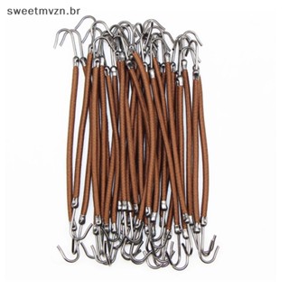 sweetmvzn 10pcs Faixas Elásticas De Borracha De Rabo De Cavalo Para Cabelos Femininos Ganchos De Goma BR