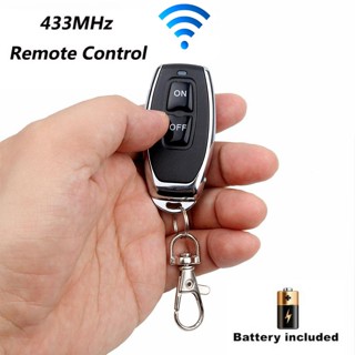 Metal 433.92 Mhz 433Mhz Copiador Controle remoto RF AC Relay Módulo Interruptor Universal Wireless Receptor Replication Remote