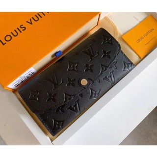 M62369 Novo Com Saco De Pó Caixa 100 % Original Carteira De Couro Autêntico Física L0uis Vuitt0n Empreinte Feminina Masculina Emilie Monograma Tamanho Da : 10 X 19 X2 Cm