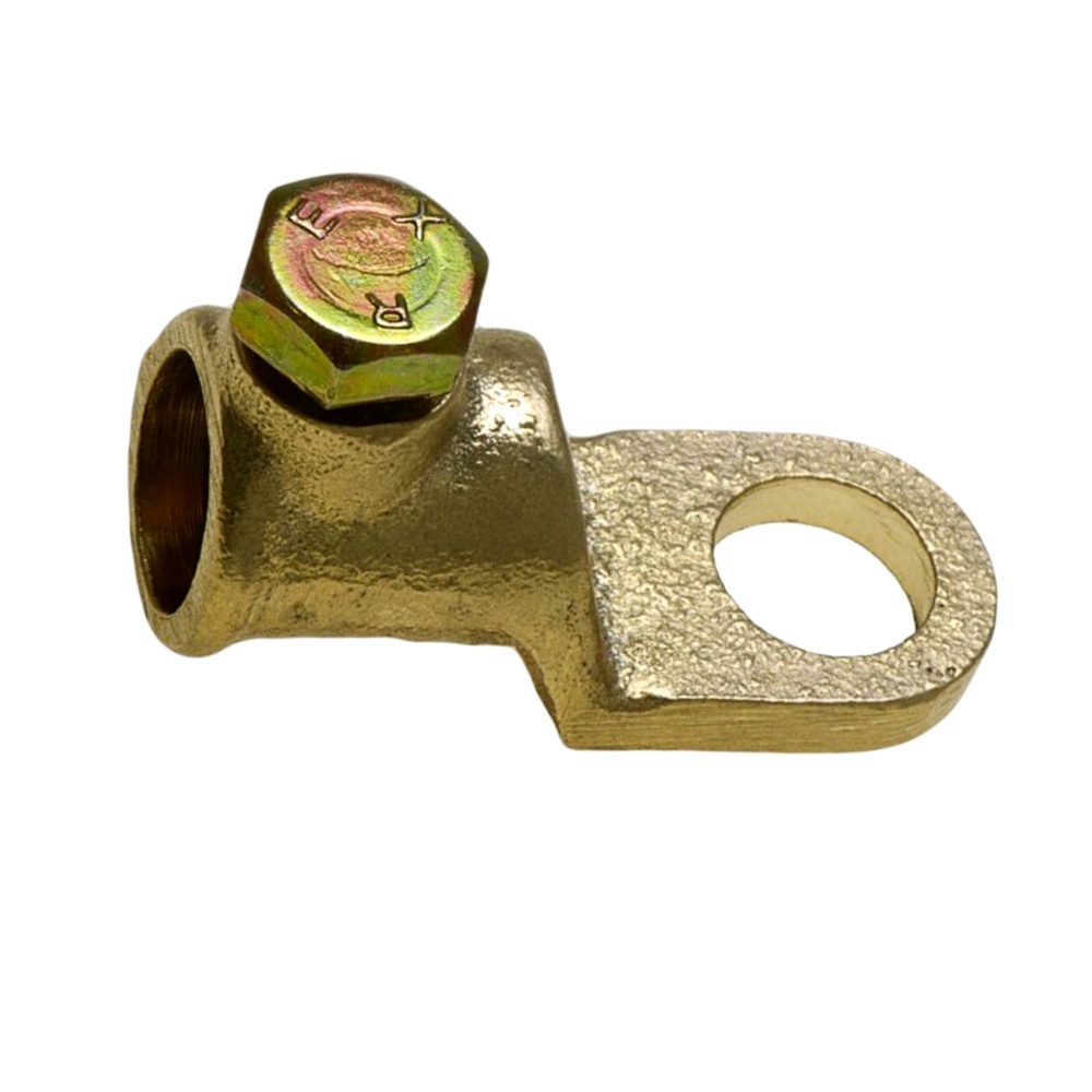 Terminal de Bateria Ponteiro Pequeno Reforçado Universal Furo 10mm Carros em Oferta na Shopee