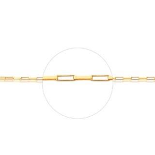 Corrente veneziana longa 45cm Ouro 18k