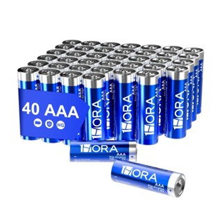 Pilhas Alcalinas AAA 7th 1Hora Pacote 40 unidades 1.5V
