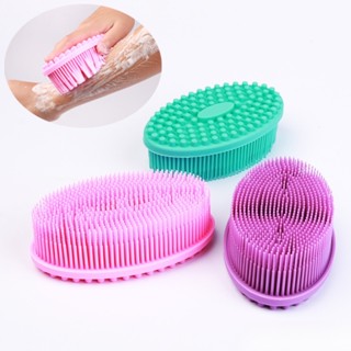 Soft Silicone Escova Para Banho Esfoliante Bebê Adulto Shampoo Massagem Suprimentos Cabeça de 025