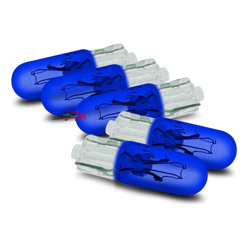 5 Lâmpada T5 Colorida Azul Anil 1,2w Esmagadinha Pinguinho