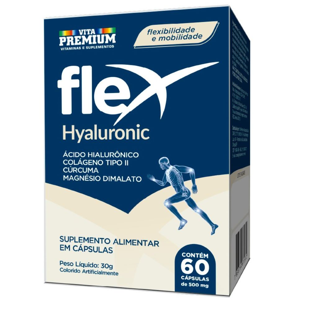 Suplemento Flex Hyaluronic 60cps Vita Premium